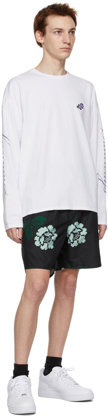 Saturdays NYC White Rose Long Sleeve T-Shirt