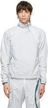 Saul Nash White Shape Shifter Pullover Sweatshirt - Sweat-shirt pull-shirt de Saul Nash Nash - Saul Nash 흰색 모양 shifter 풀오버 스웨터