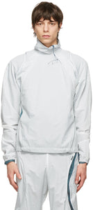 Saul Nash White Shape Shifter Pullover Sweatshirt - Sweat-shirt pull-shirt de Saul Nash Nash - Saul Nash 흰색 모양 shifter 풀오버 스웨터