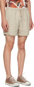 Schnayderman's Beige Linen Shorts