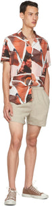 Schnayderman's Beige Linen Shorts