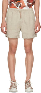 Schnayderman's Beige Linen Shorts - Short de lin beige de Schnayderman - Schnayderman의 베이지 색 린넨 반바지