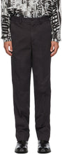 Schnayderman's Black Overdyed Trousers - Pantalon Noir Schnayderman sur Schnayderman - Schnayderman의 흑인 바지