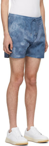 Schnayderman's Blue Tie-Dye Shorts
