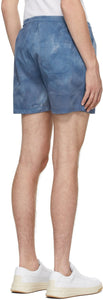 Schnayderman's Blue Tie-Dye Shorts