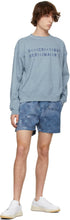 Schnayderman's Blue Tie-Dye Shorts