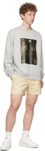 Schnayderman's SSENSE Exclusive Grey Paul Mpagi Sepuya Edition Boxy Meadow Portrait Sweatshirt