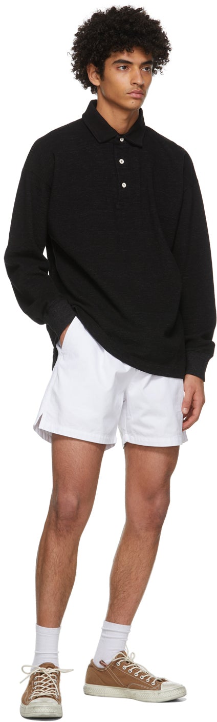 Schnayderman's SSENSE Exclusive White Solid Twill Shorts