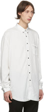 Schnayderman's White Oversized Solid Shirt