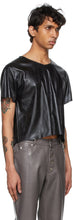 Sean Suen Black Back Tie Crop T-Shirt