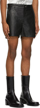 Sean Suen Black Sheepskin Shorts