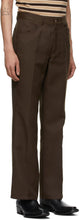 Second/Layer Brown Valluco Flare Trousers
