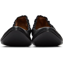 See by ChloÃ© Black Leather Jane Ballerina Flats