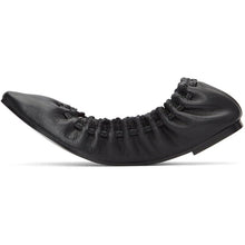 See by ChloÃ© Black Leather Jane Ballerina Flats