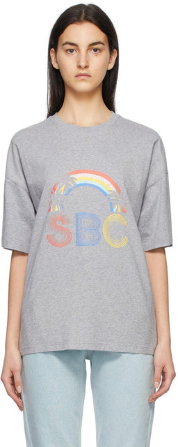 See by ChloÃ© Grey Sunset 'SBC' T-Shirt - Voir par Chloé Grey Sunset 'SBC' T-shirt - ChloÃ © 그레이 일몰 'SBC'티셔츠보기