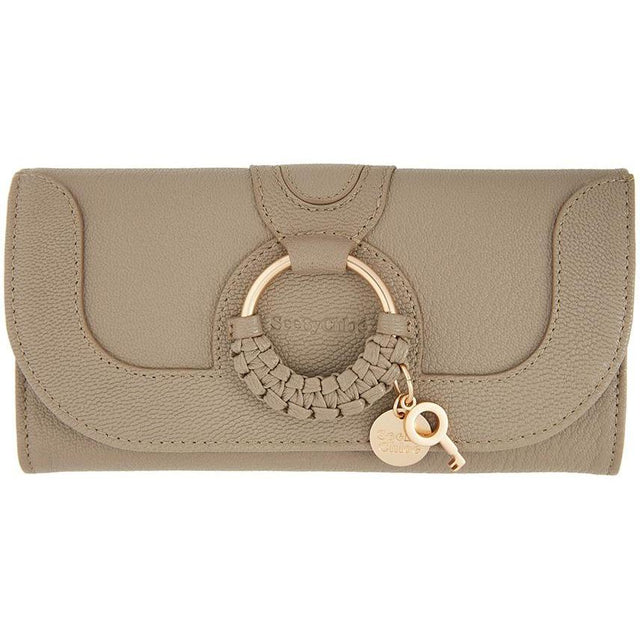 See by ChloÃ© Taupe Hana Long Wallet