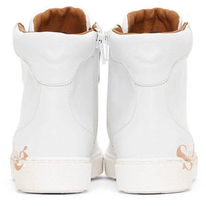 See by ChloÃ© White Essie High-Top Sneakers