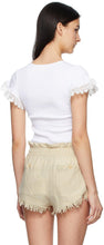 See by ChloÃ© White Lace Embellished T-Shirt
