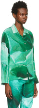 Serapis Green Silk Shirt