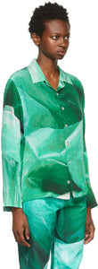 Serapis Green Silk Shirt