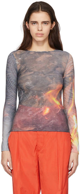 Serapis Multicolor 'In This Earthly Tent We Groan' Tech Long Sleeve T-Shirt - Serapis multicolor 'dans cette tente terrestre, nous gémissons T-shirt Tech Manches T-shirt à manches longues - Serapis Multicolor '이 세속적 인 텐트에서 우리는 신음 됨'기술 긴 소매 티셔츠