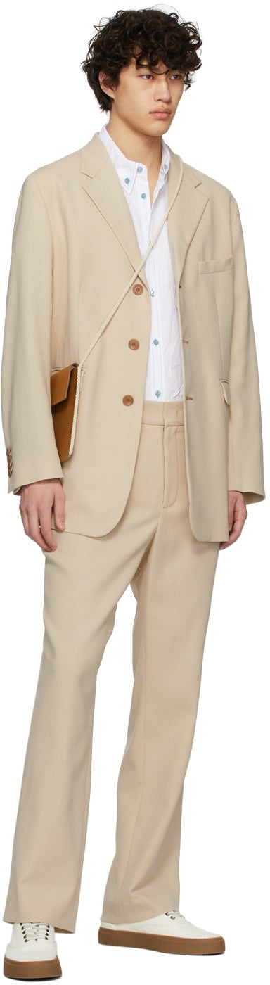 Sies Marjan White Rooney Crinkled Shirt