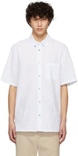 Sies Marjan White Rooney Crinkled Shirt - SIES Marjan White White Rooney Chemise froissée - 마진 화이트 루니가 까마귀 셔츠