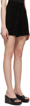 Simon Miller Black Terrycloth Melia Shorts