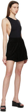 Simon Miller Black Terrycloth Melia Shorts