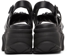 Simone Rocha Black Platform Track Sole Sandals