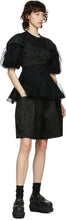 Simone Rocha Black Tulle Overlay Sculpted T-Shirt