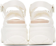 Simone Rocha Transparent Jelly Platform Track Sole Sandals