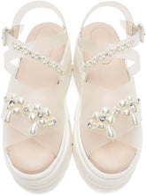 Simone Rocha Transparent Jelly Platform Track Sole Sandals