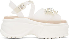 Simone Rocha Transparent Jelly Platform Track Sole Sandals - SIMONE SANCHES SANQUALES SANQUALES PLATEFORMES TRANSPLY TRANSPLY TRANSPLY - Simone Rocha 투명한 젤리 플랫폼 트랙 샌들 트랙