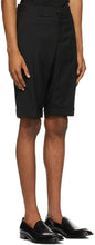 Situationist Black Wool Classic Shorts