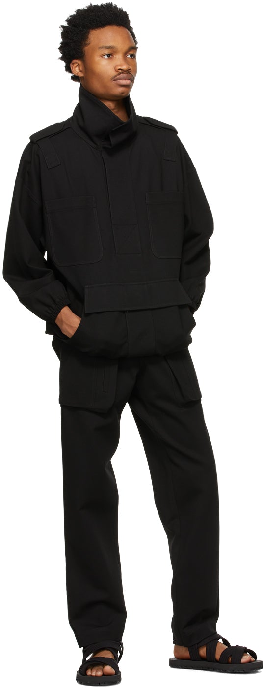 Situationist SSENSE Exclusive Black Side String Trousers