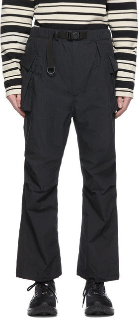 Snow Peak Black C/N Cargo Pants - Pantalon de cargaison C / N Black C / N Black - 눈 피크 블랙 C / N화물 바지