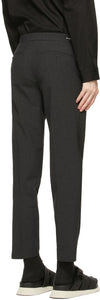 Solid Homme Grey Wool Basic Trousers