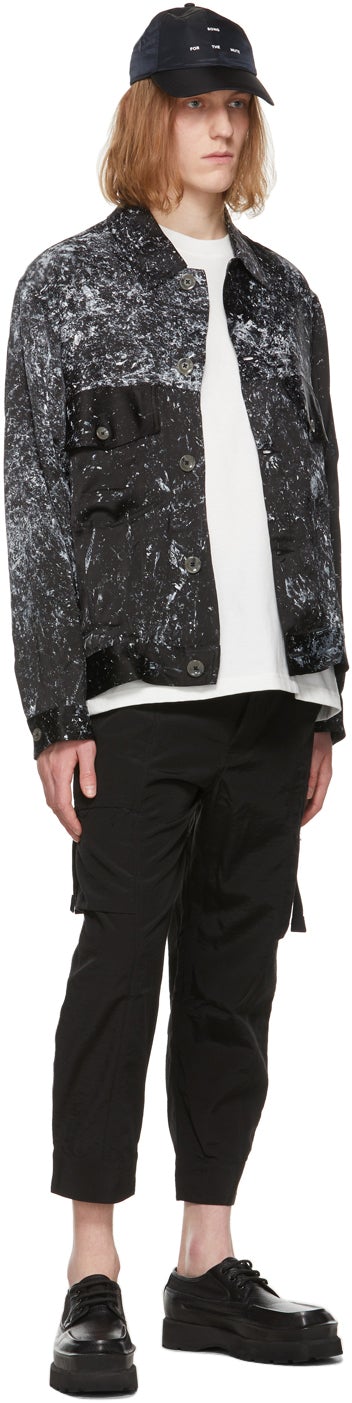 Song for the Mute Black Tabbed Cargo Pants