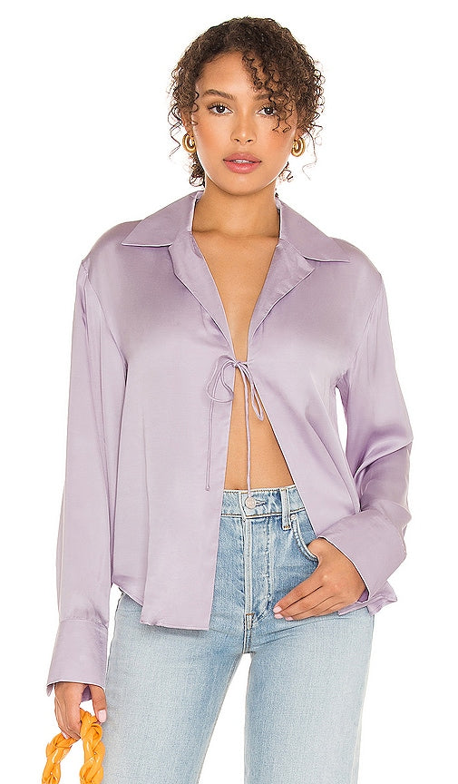 Song of Style Emberly Blouse in Lavender Chanson de style chemisier Emberly en lavande 薰衣草风格的余质上衣