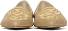 Sophia Webster Beige Butterfly Ballerina Flats