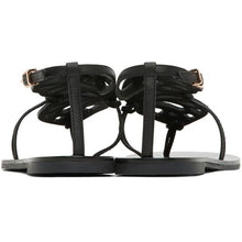 Sophia Webster Black Butterfly Flat Sandals