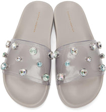 Sophia Webster Grey PVC Dina Slides