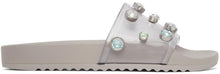 Sophia Webster Grey PVC Dina Slides - Sophia Webster Grey PVC Dina Dlides - 소피아 웹스터 회색 PVC 디나 슬라이드