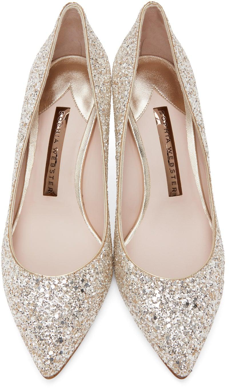 Sophia Webster Silver Rio Pumps