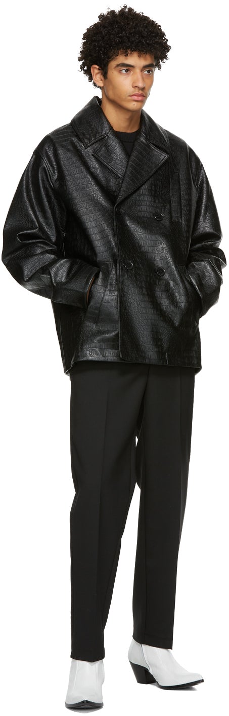 Soulland Black Nicko Trousers