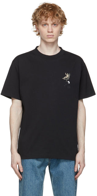Soulland Black Zodiac T-Shirt - T-shirt zodiaque noir Soulland - Soulland 검은 조디악 티셔츠