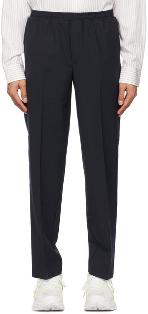 Soulland Navy Erich Trousers - Pantalons Soulland Navy Erich - Soulland Navy Erich Trousers.