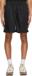 South2 West8 Black Sateen Trail Shorts - South2 West8 Black Sateen Trail Short - South2 West8 Black Sateen Trail Shorts.