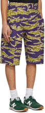 South2 West8 Purple Tiger Army String Shorts